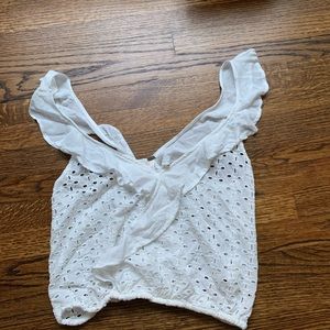 Free people lace crop top